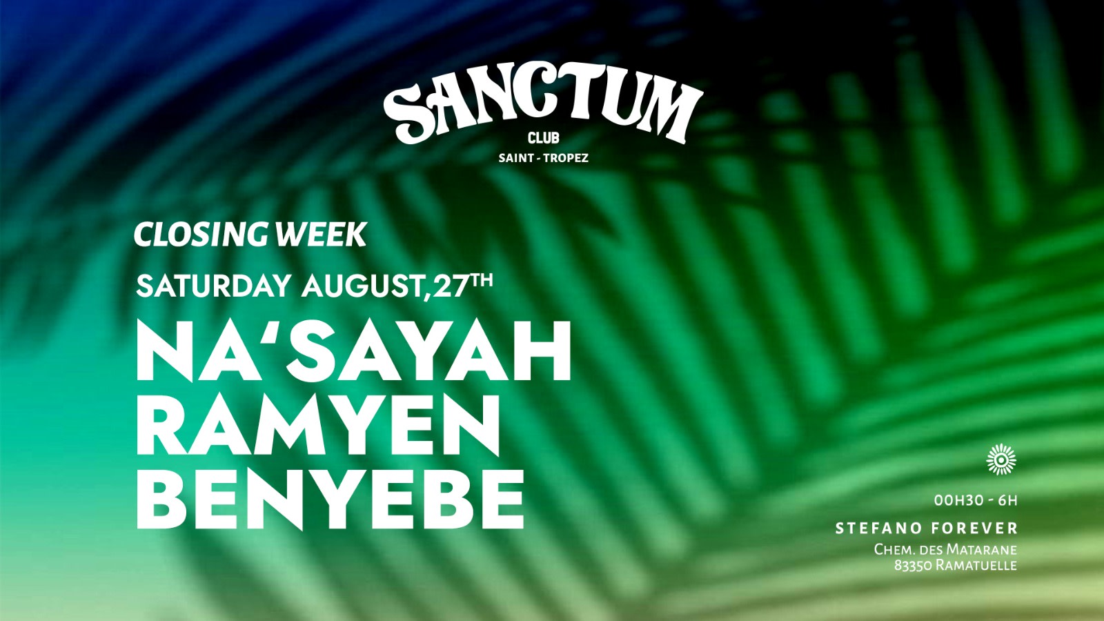 Sanctum Club Closing W/ Na'sayah, Ramyen, Benyebe Cover