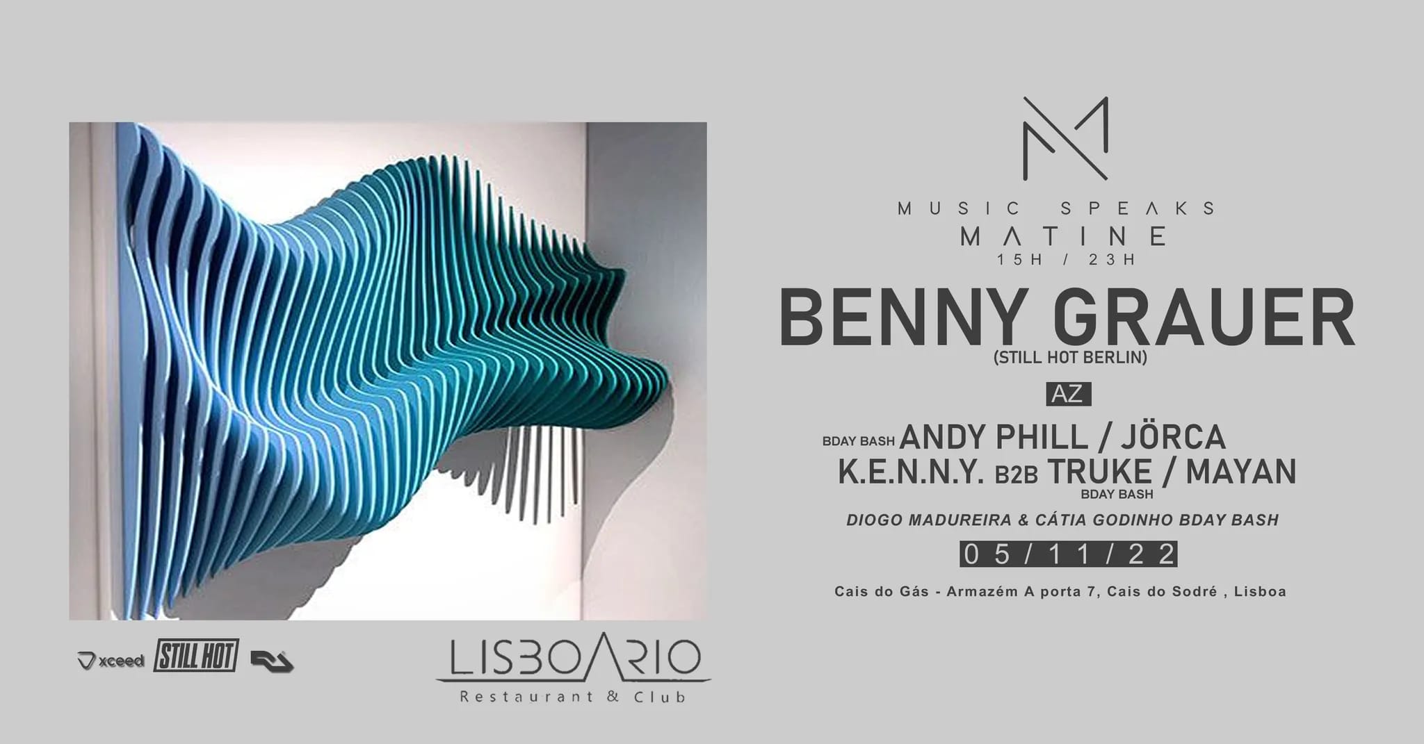 Music Speaks Matine W/ Benny Grauer Cover