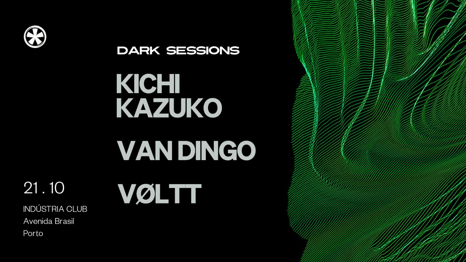 Dark Sessions :  Kichi Kazuko, Volttt E Van Dingo. Cover