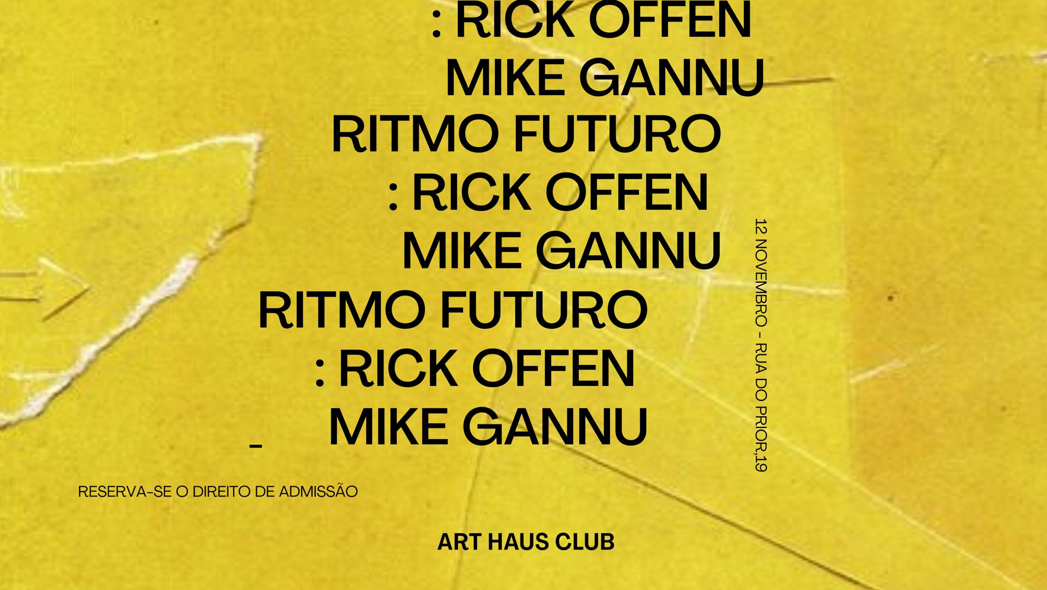 Ritmo Futuro : Rick Offen | Mike Gannu - Art Haus Club Cover