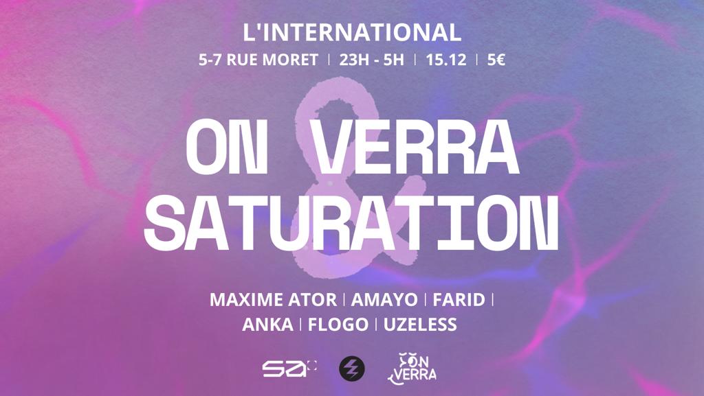 On Verra & Saturation | L'international Cover