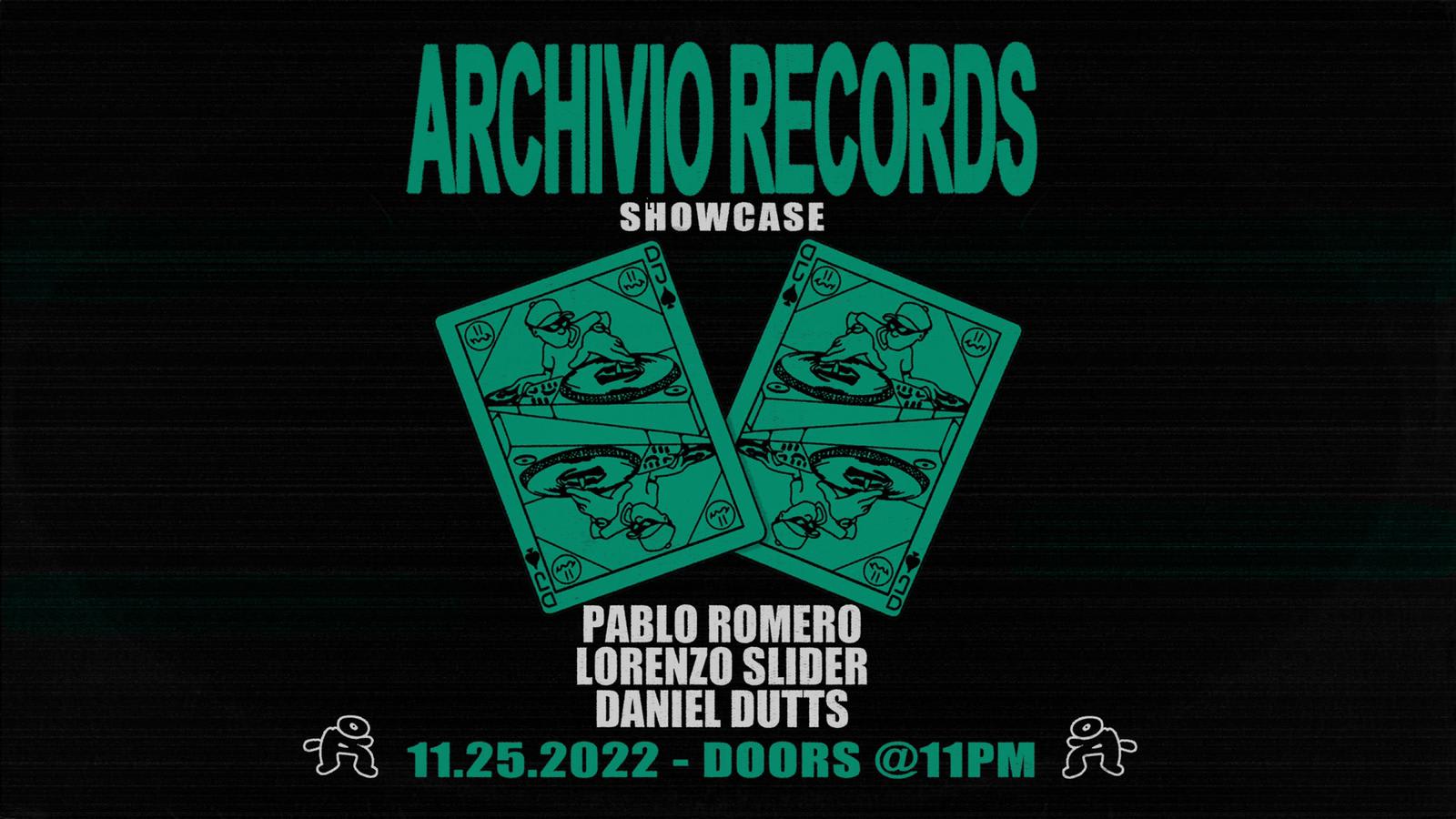 Archivio Records All Night Cover