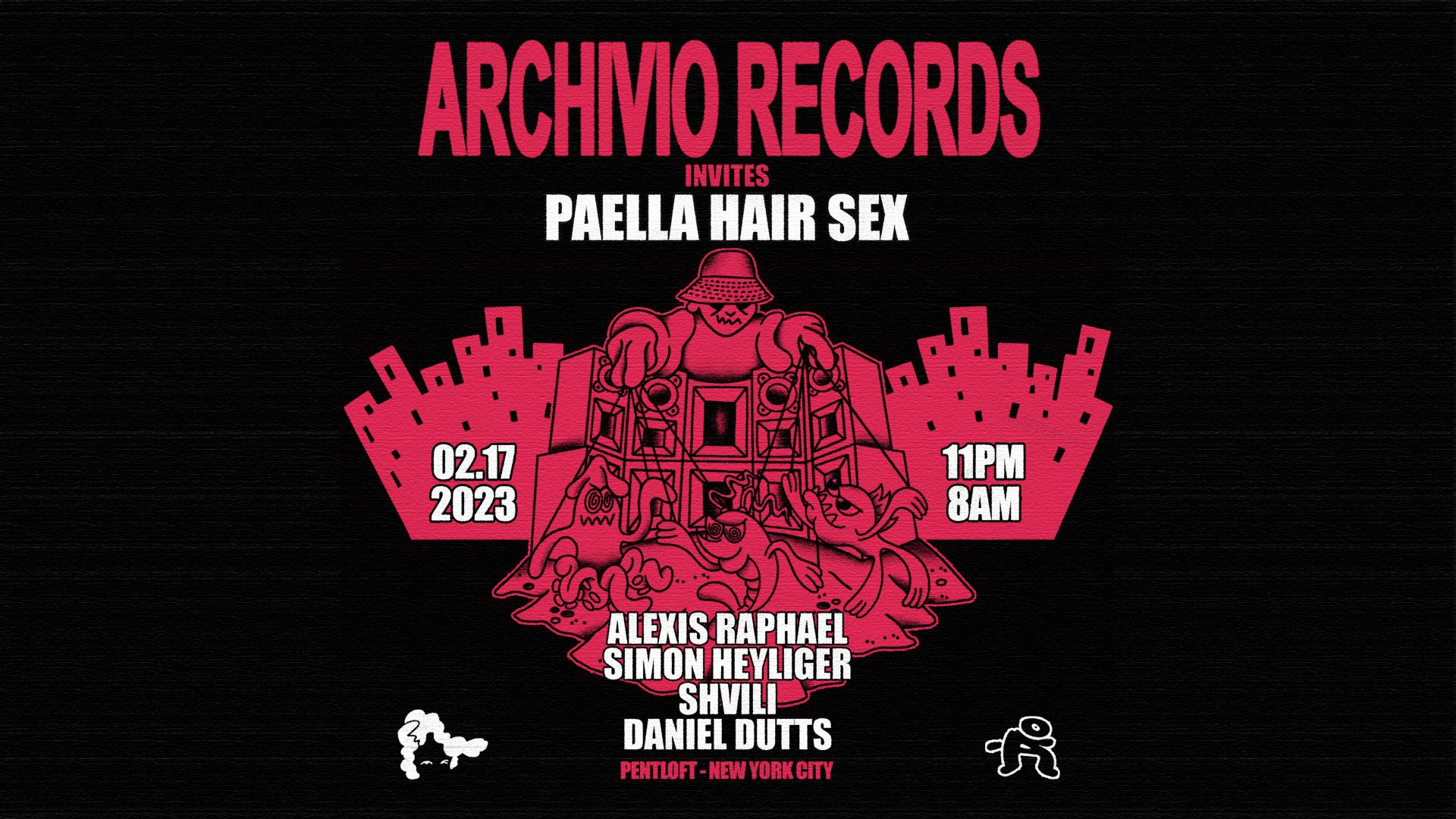 Archivio Records Invites Paella Hair Sex Cover