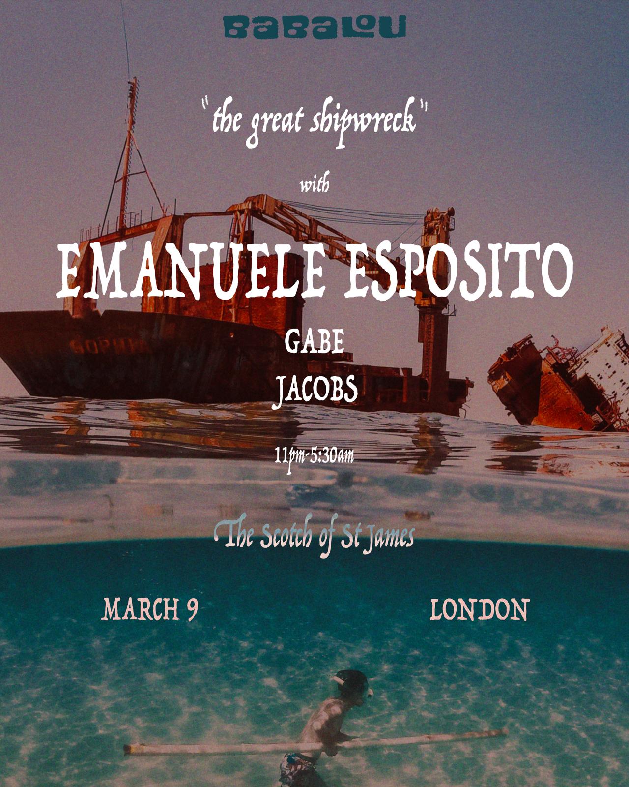 Babalou: Emanuele Esposito With Gabe & Jacobs Cover
