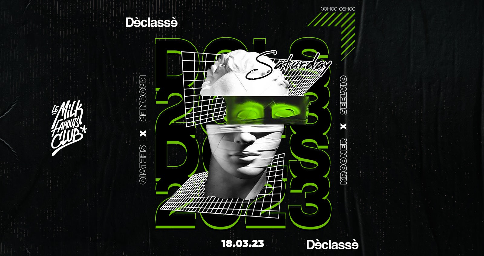 Sam 18 Mars - Dèclassè W/ Krooner & Seelvio Cover