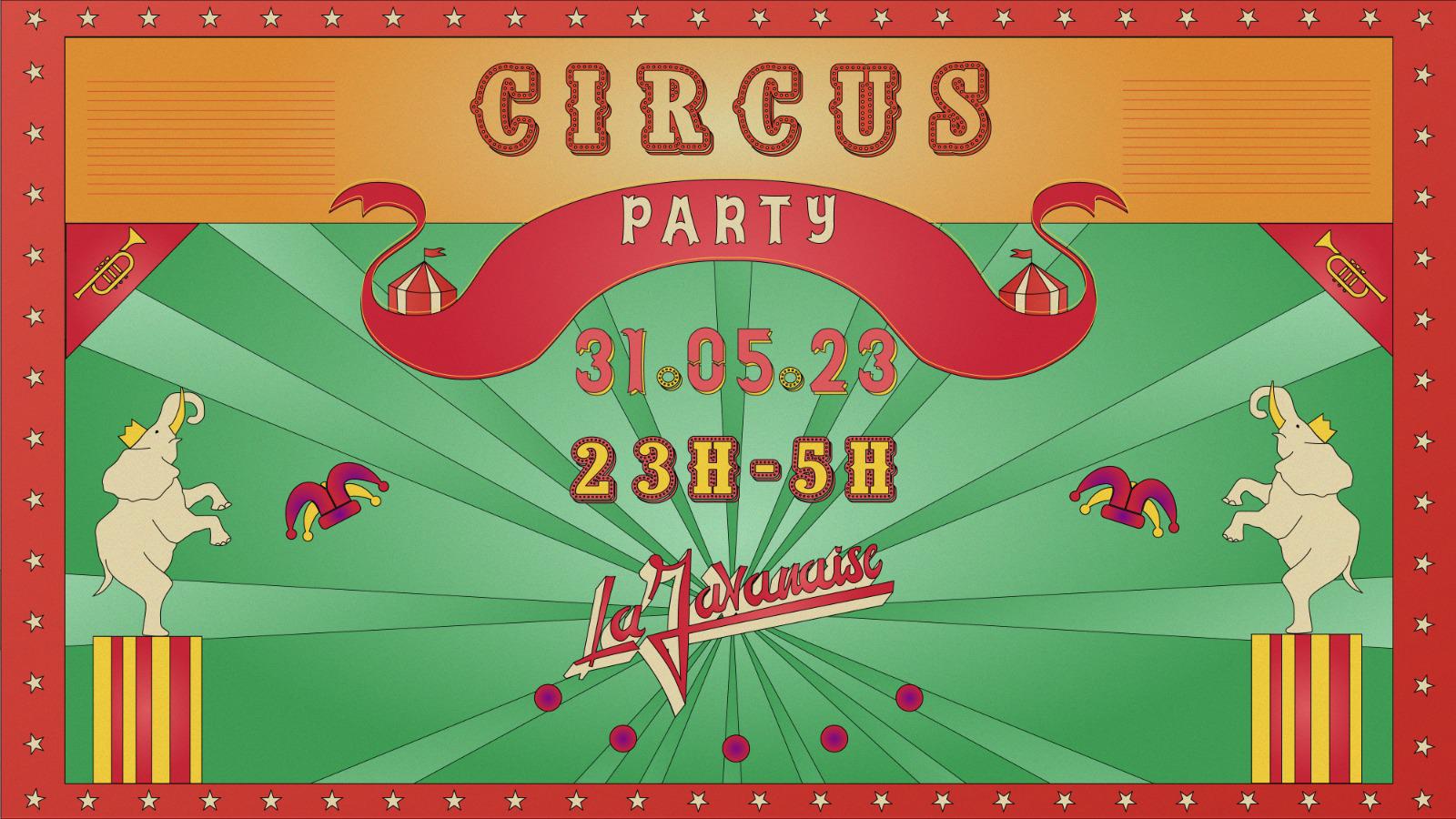 La Javanaise - Circus Party Cover