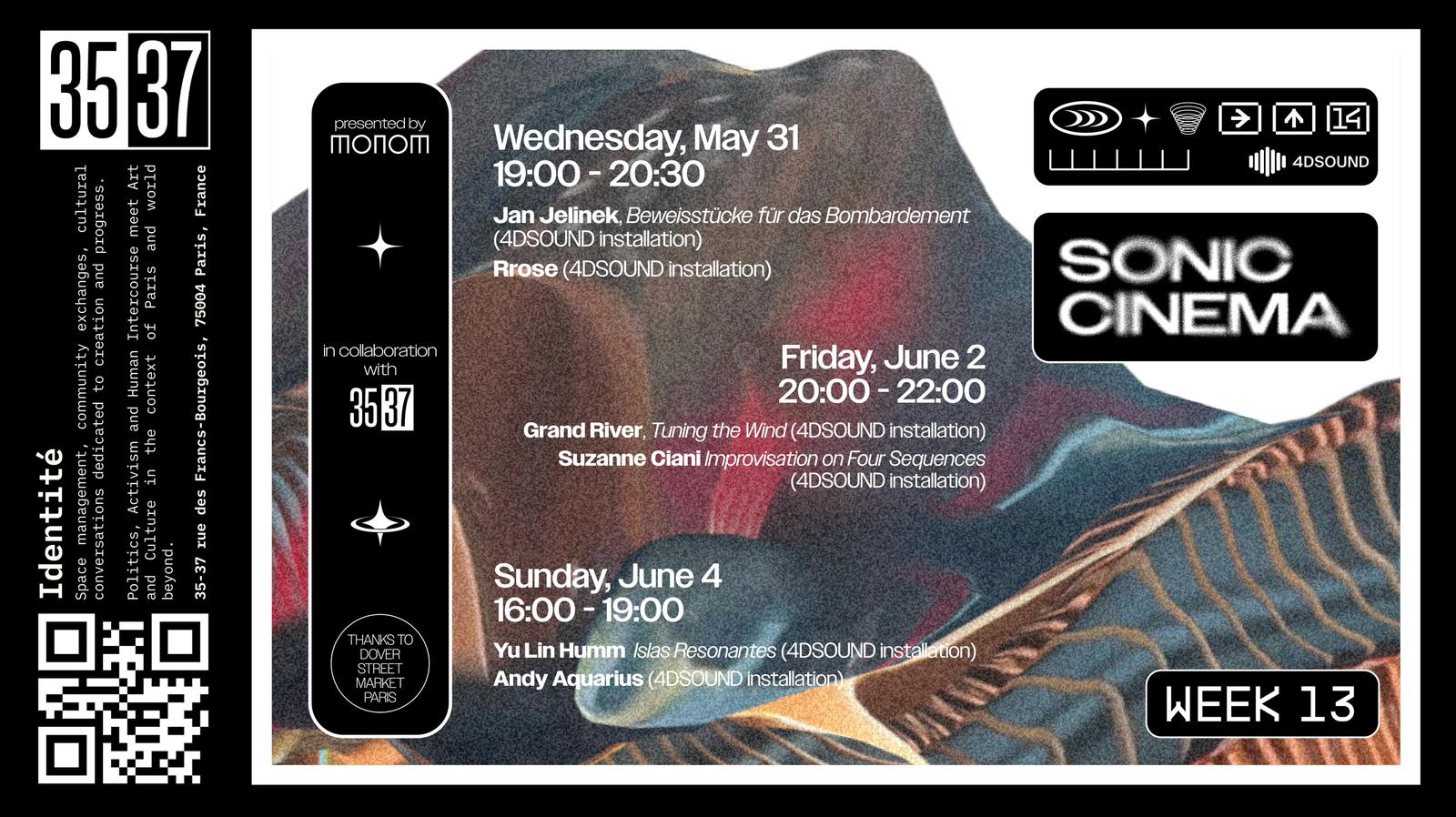 Sonic Cinema · Week #13 - Sunday, June 4 Cover