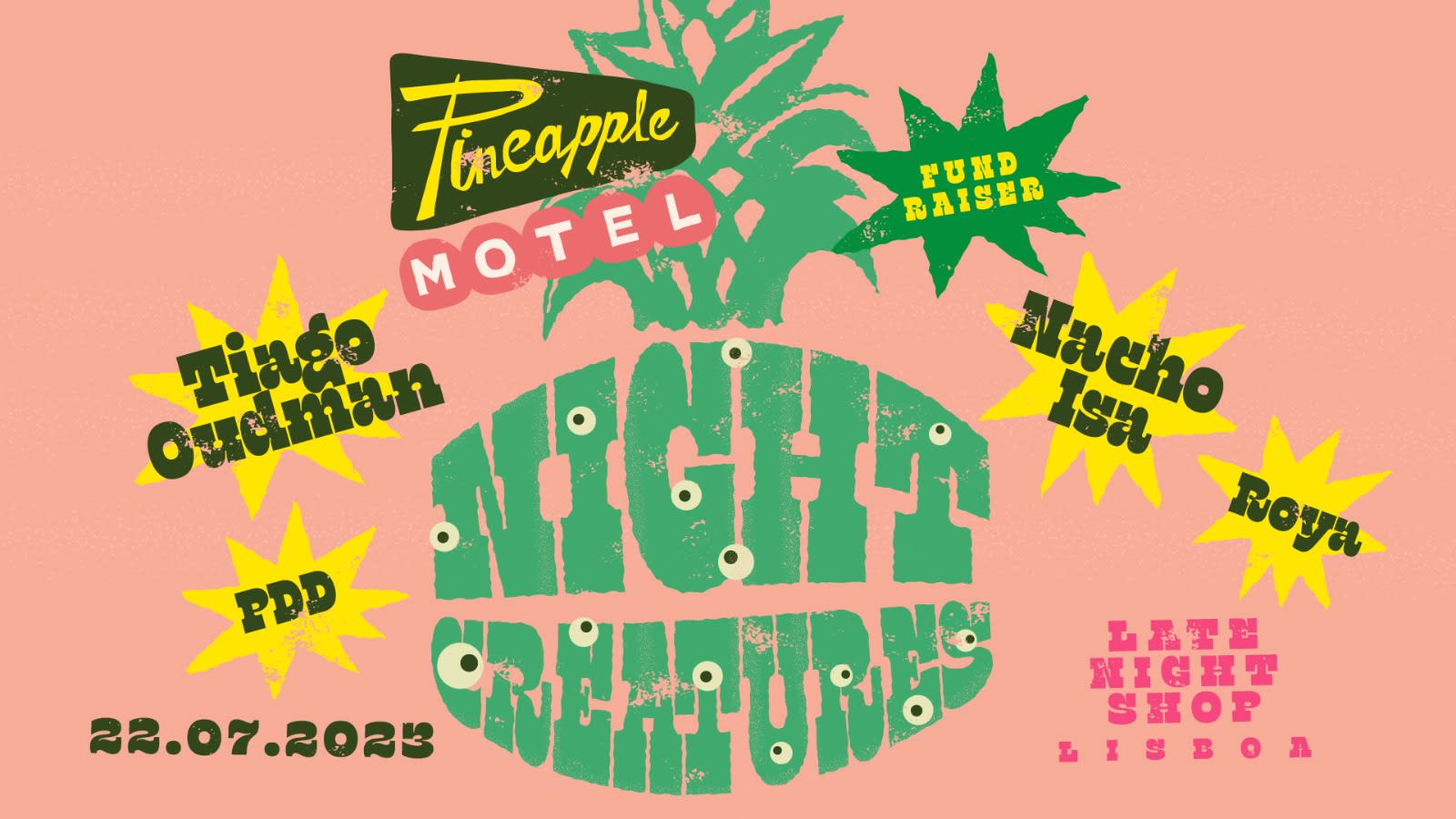 Night Creatures - Fundraiser For Pineapple Motel Cover