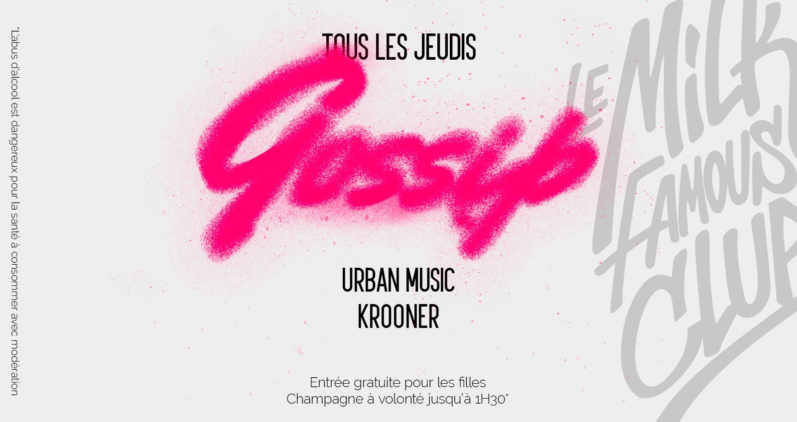 Jeudi 21 Septembre - Gossip W/ Krooner Cover