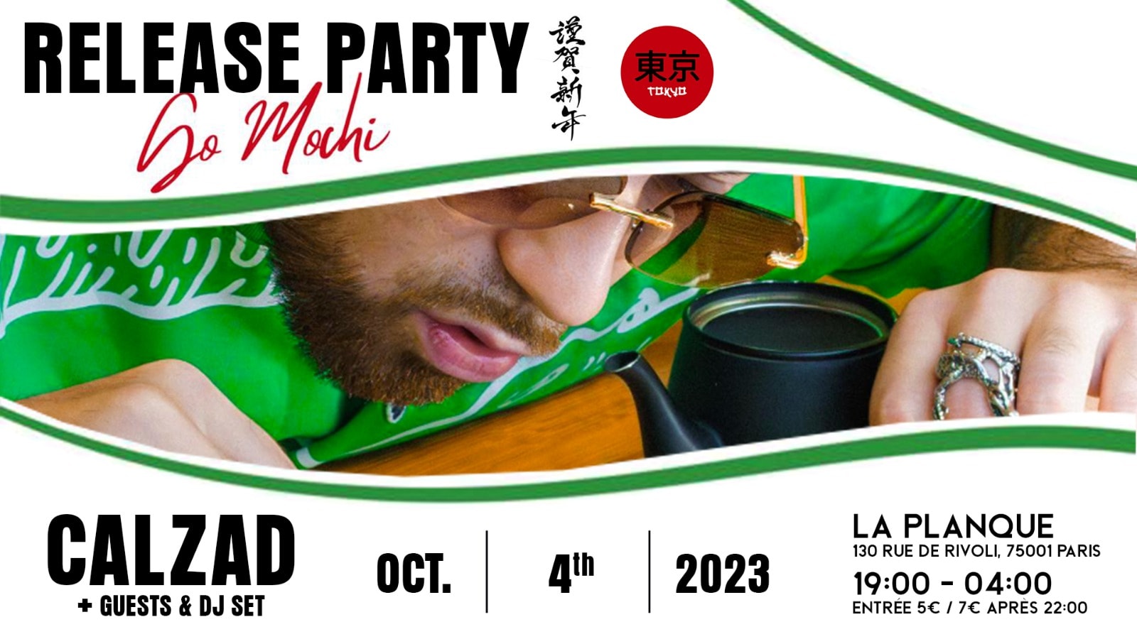 Calzad "Go Moshi" Release Party @La Planque Cover