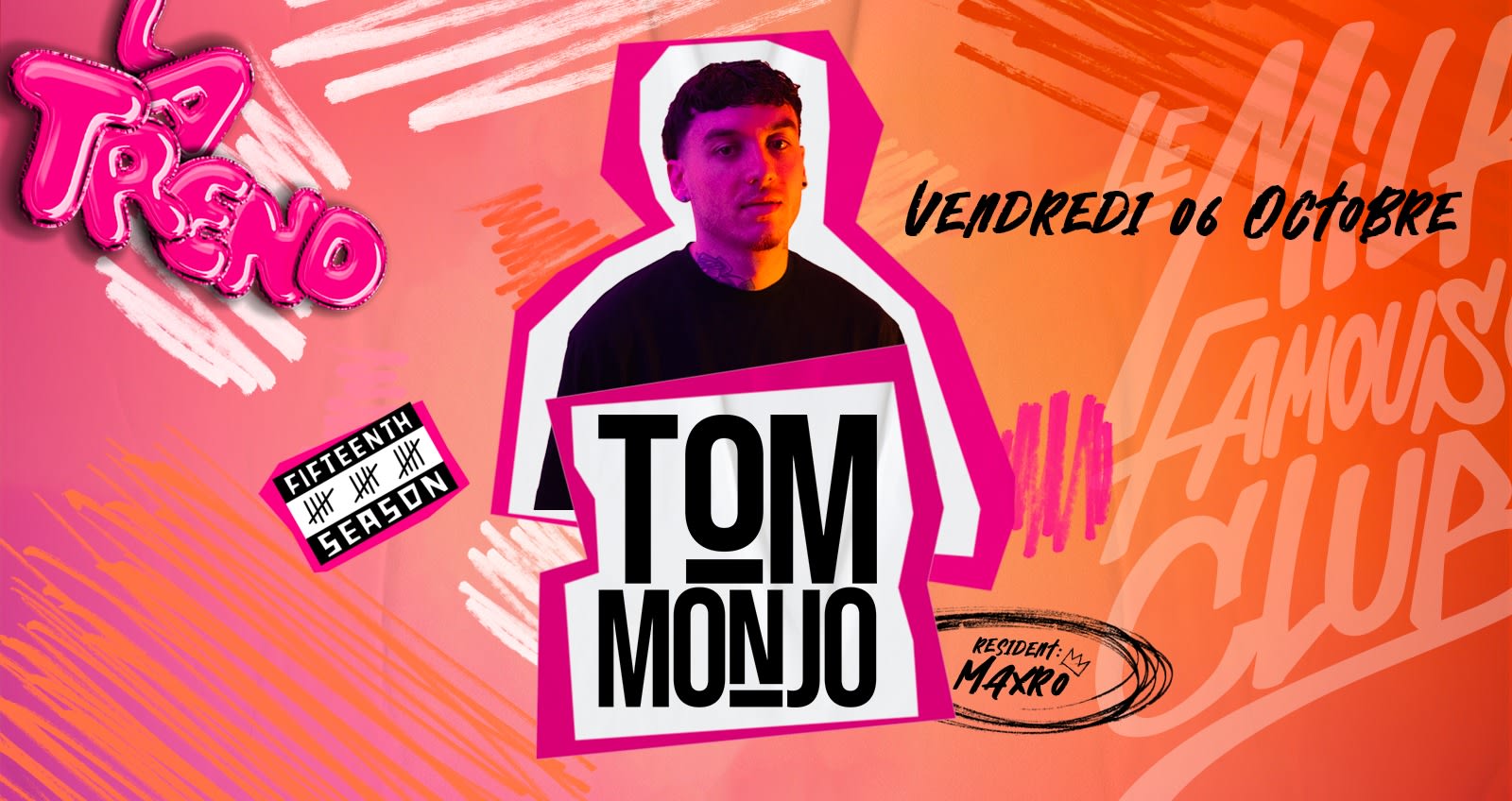 Ven 06 Oct - Tom Monjo - Milk Club Cover