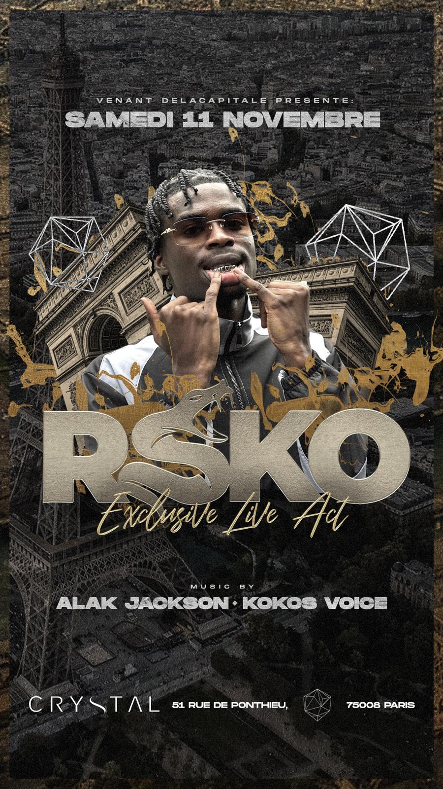 Samedi 11 Novembre - Showcase Rsko Cover