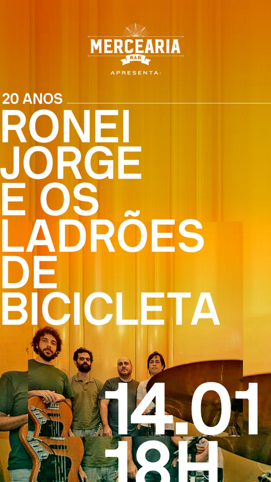 Ronei Jorge E Os Ladrões De Bicicleta - 20 Anos Cover