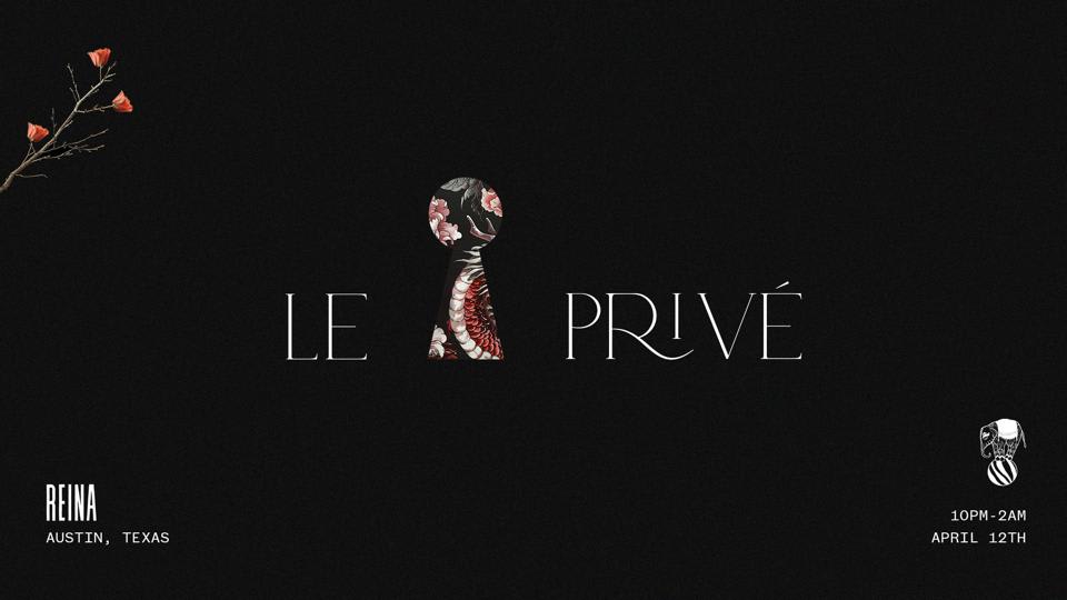 Le Privé With Cam Avery (Of Tame Impala) @ Reina Cover