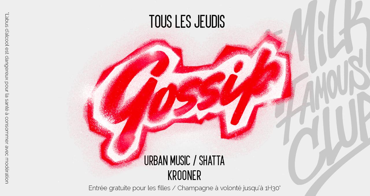 Jeu 23 Mai - Gossip W/ Krooner Cover