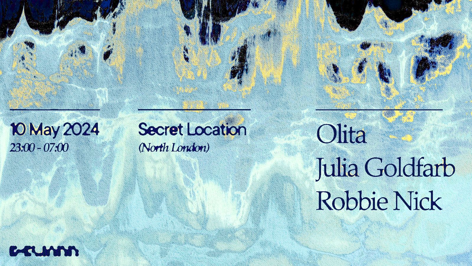 Deliann W Olita, Julia Goldfarb & Robbie Nick (11pm - 7am!!) Cover