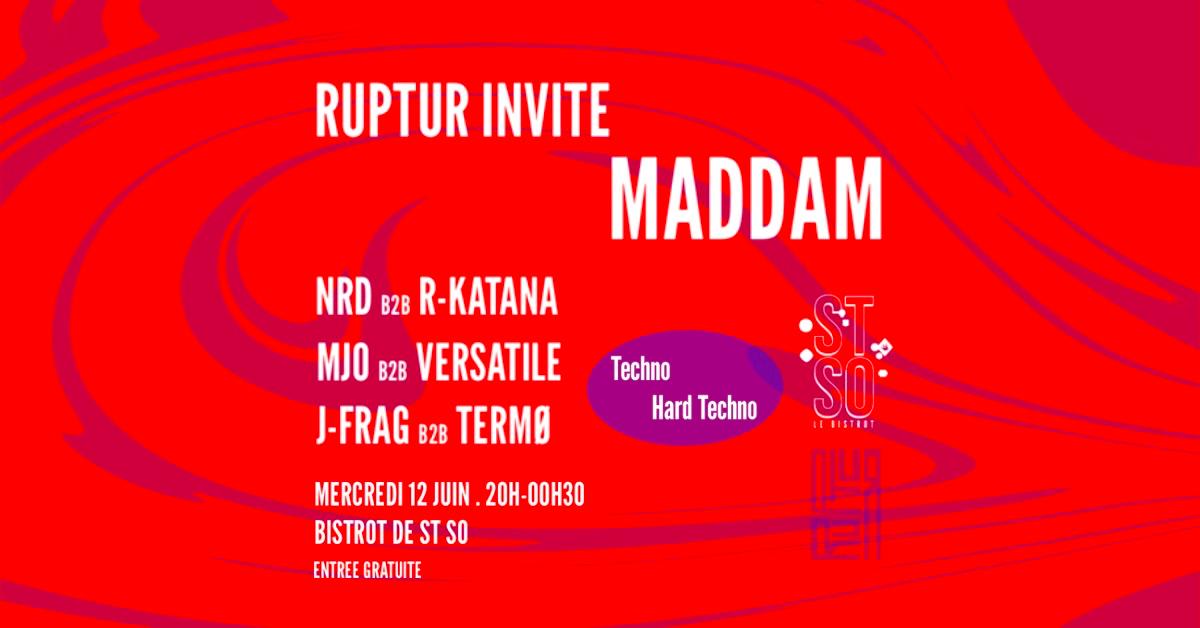 Ruptur Invite Maddam Cover
