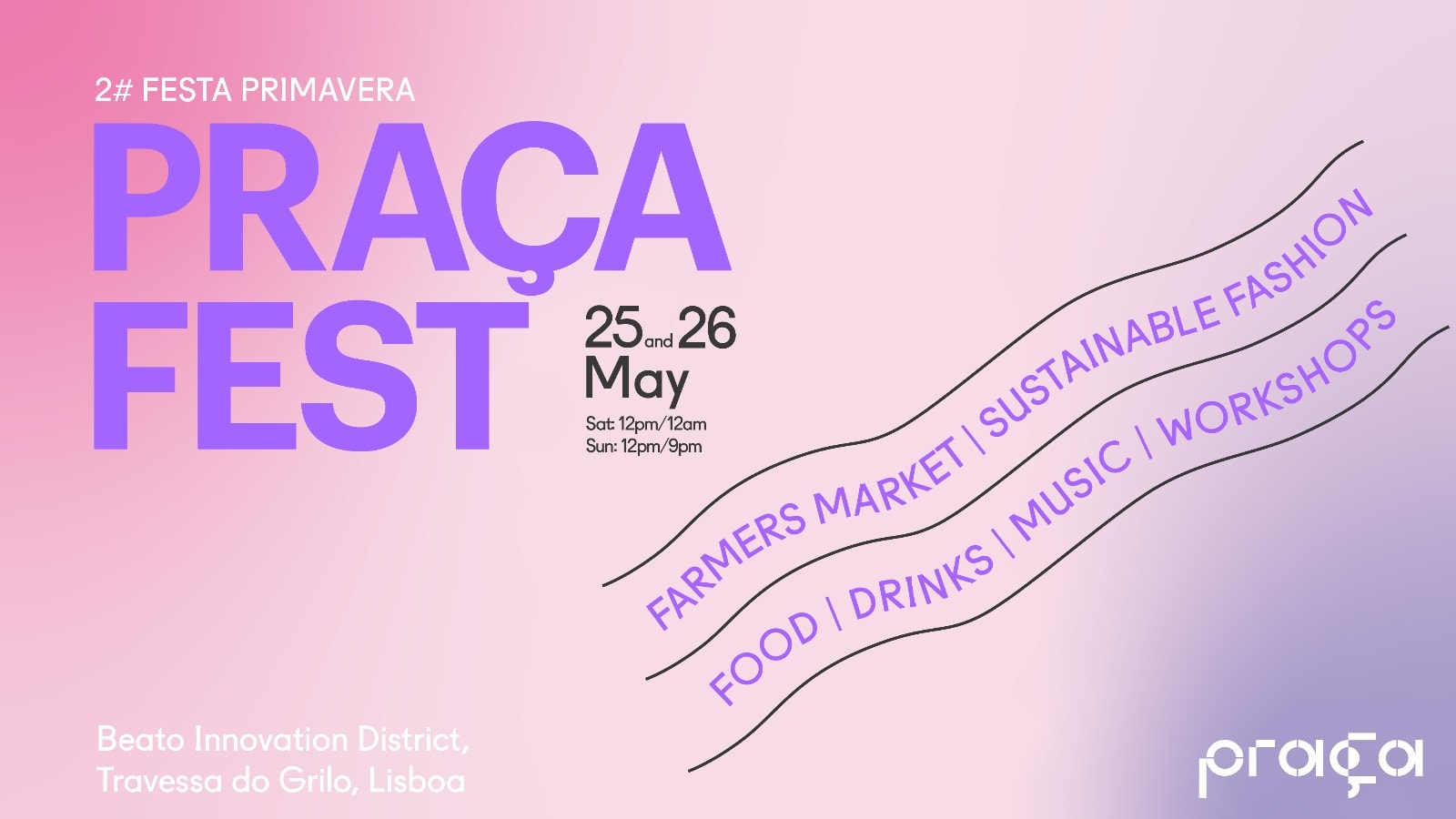 Praça Fest 2# Festa Primavera - Saturday 25th May Cover