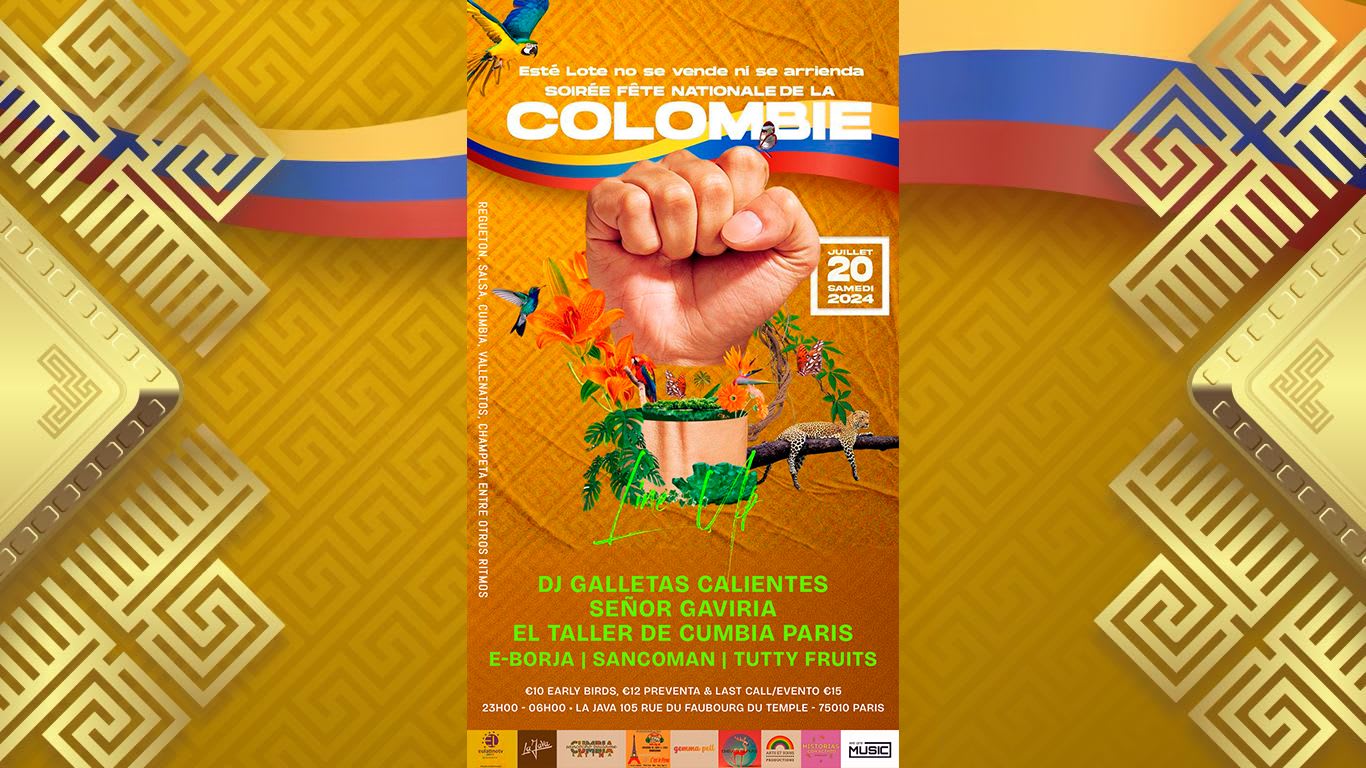 Soiree Fete Nationale De La Colombie Cover