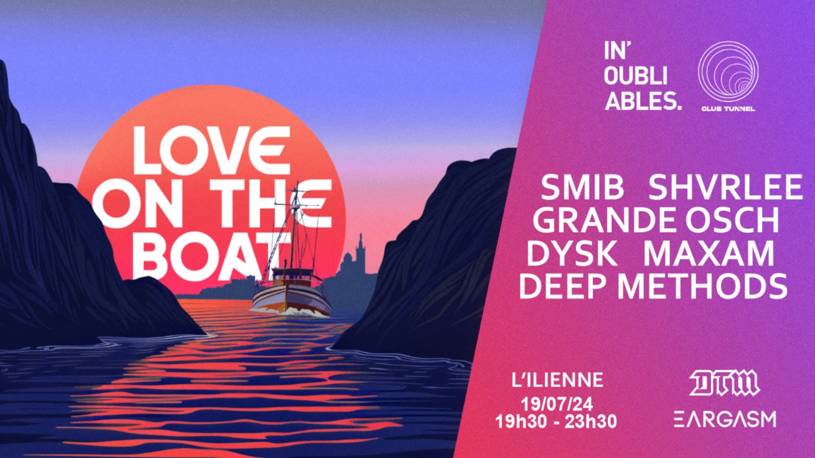 Love On The Boat #3 W/ Mddb, Smib, Shvrlee And In'oubliables Cover
