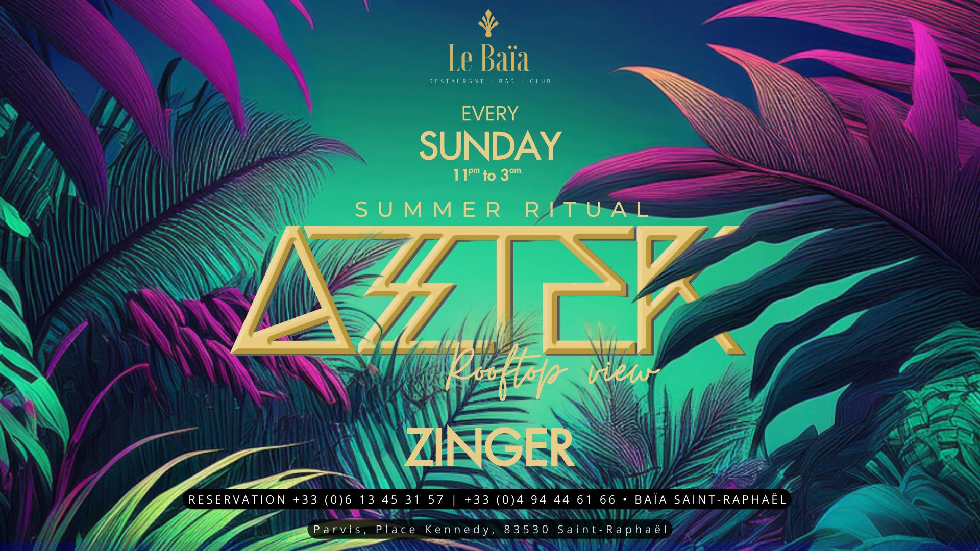 Aztek X Le Baia Saint Raphael - 18.08 Cover