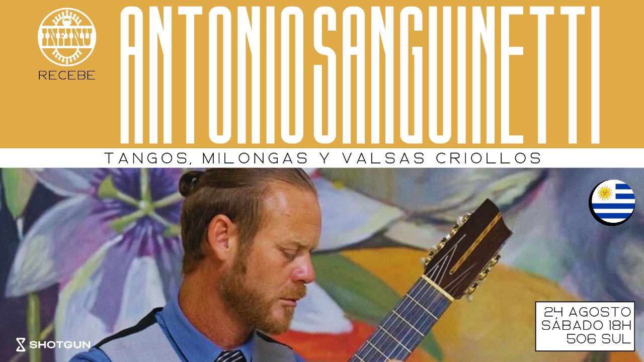 Infinu Recebe Antonio Sanguinetti (Uru): Tangos, Milongas... Cover