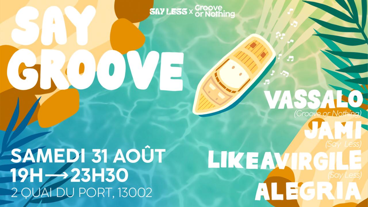 Say Groove - Boat Party #2 Cover