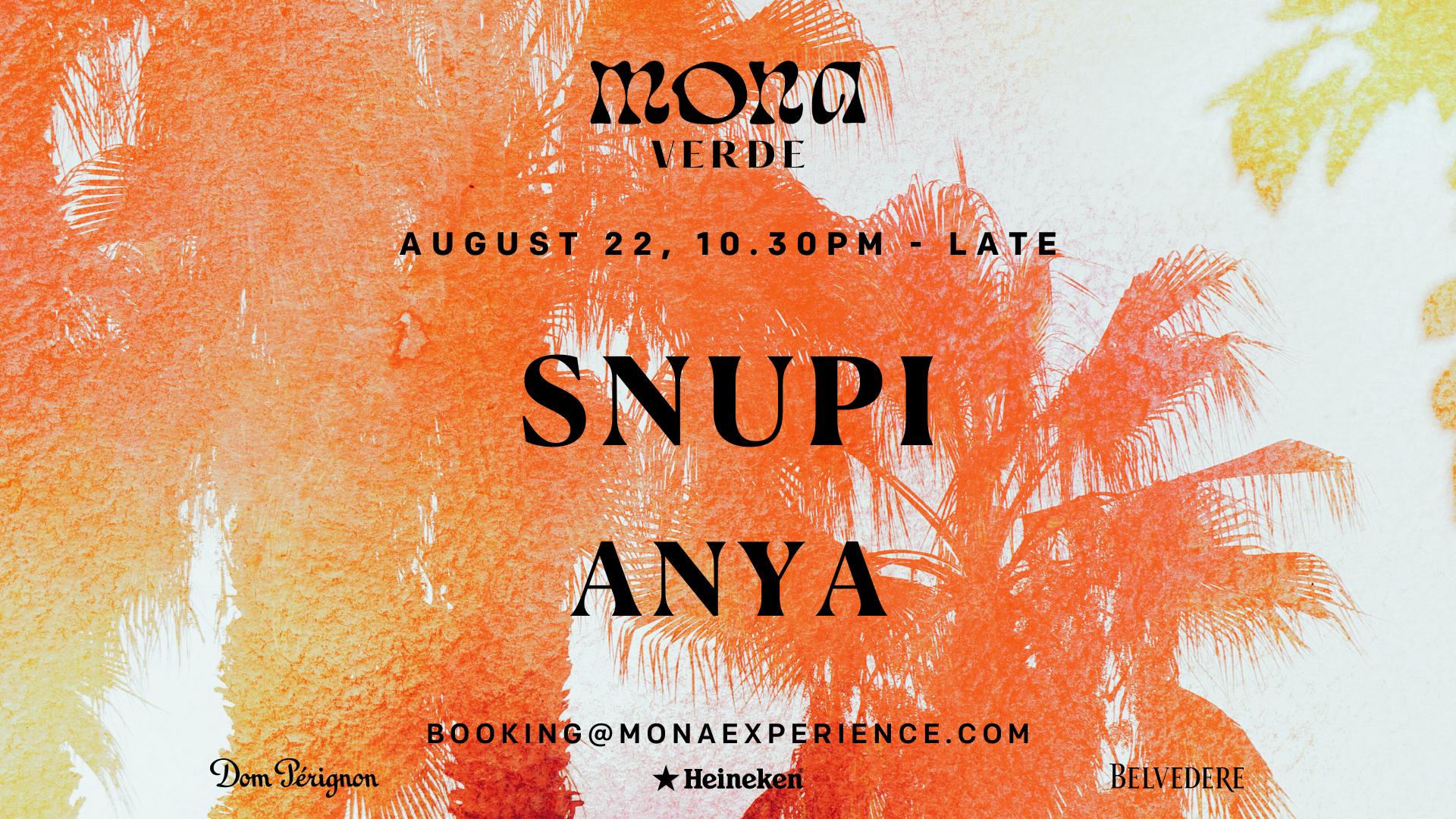 Anya + Snupi X Mona Verde Cover