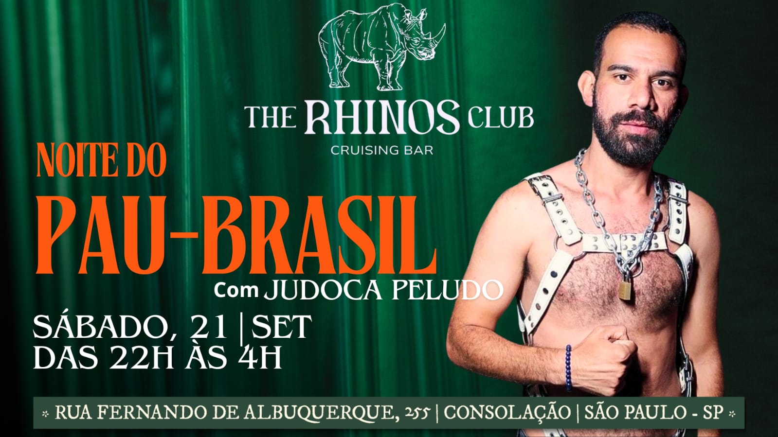 Noite Do Pau-Brasil - 21/09 - The Rhinos Club Cover