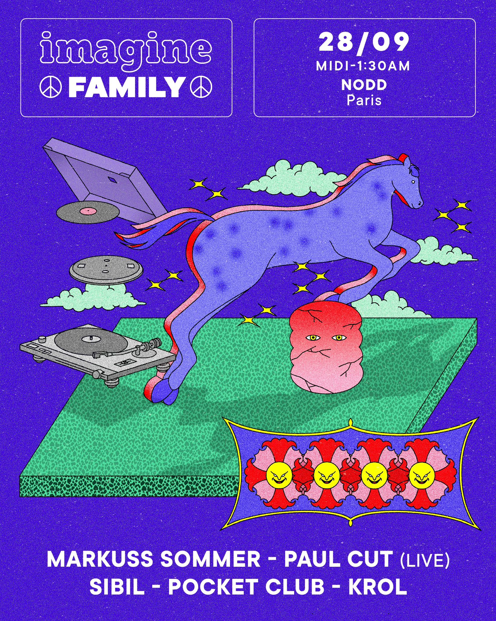 Imagine Family Nodd Club Day Party Cover