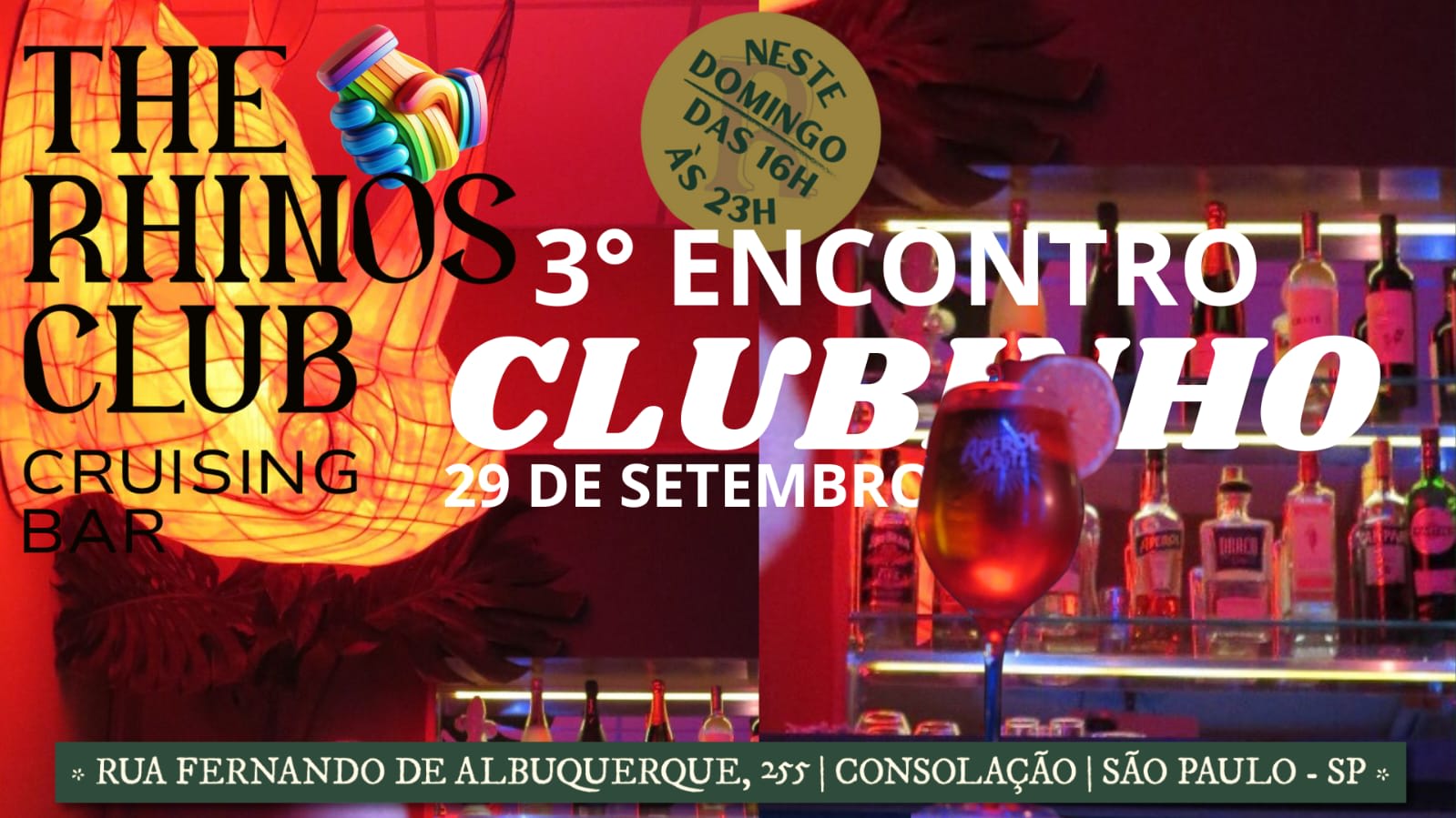 Encontro Do Clubinho - 29/09 - The Rhinos Club Cover