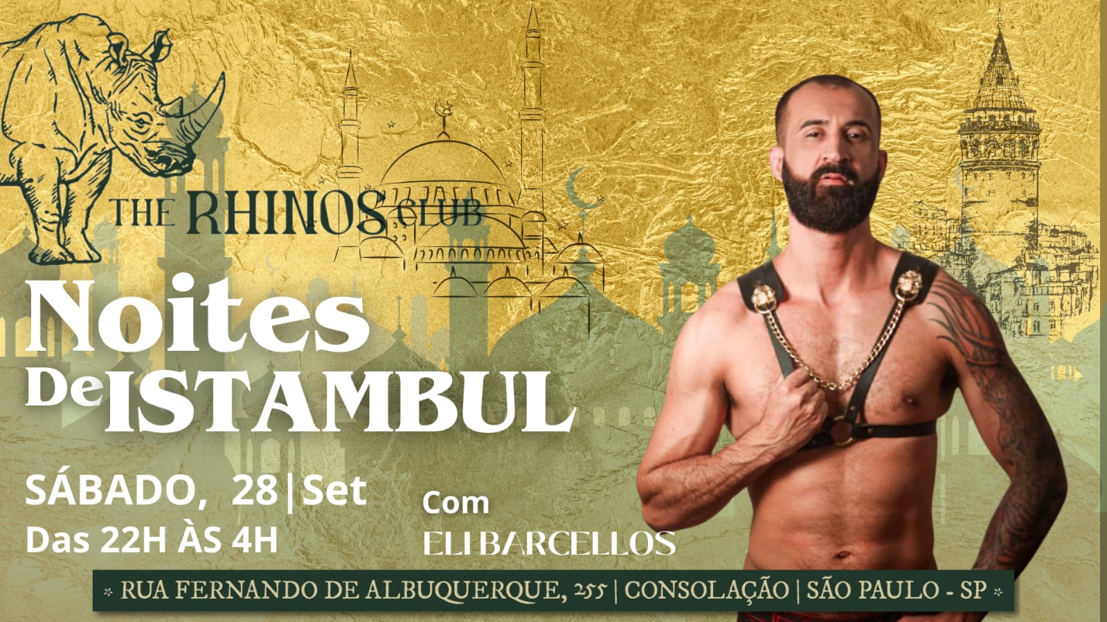 Noites De Istambul - 28/09 - The Rhinos Club Cover