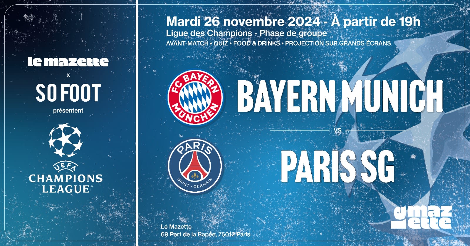 So Foot : Bayern Munich Vs Psg Cover
