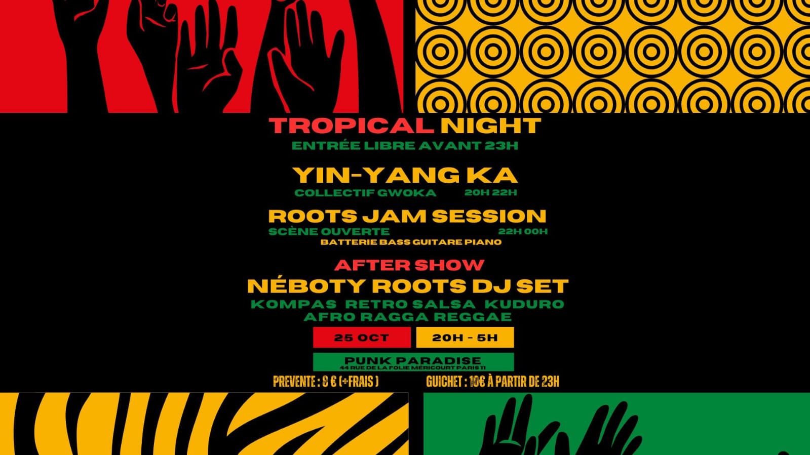 Tropical Night Au Punk Paradise ! Cover