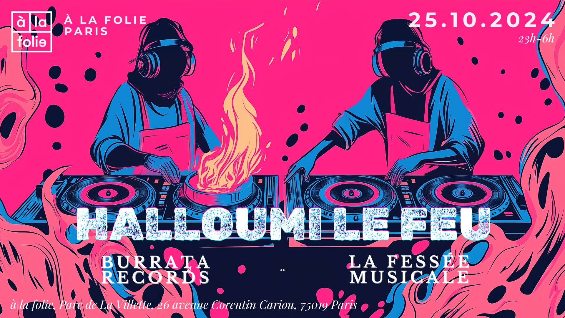 Halloumi Le Feu - Burrata Records X La Fessée Musicale Cover