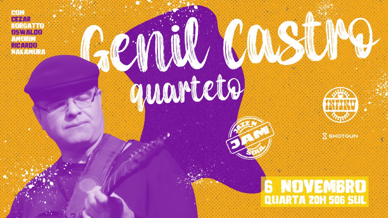 Jam {Jazz + Soul} Convida Genil Castro Quarteto Cover