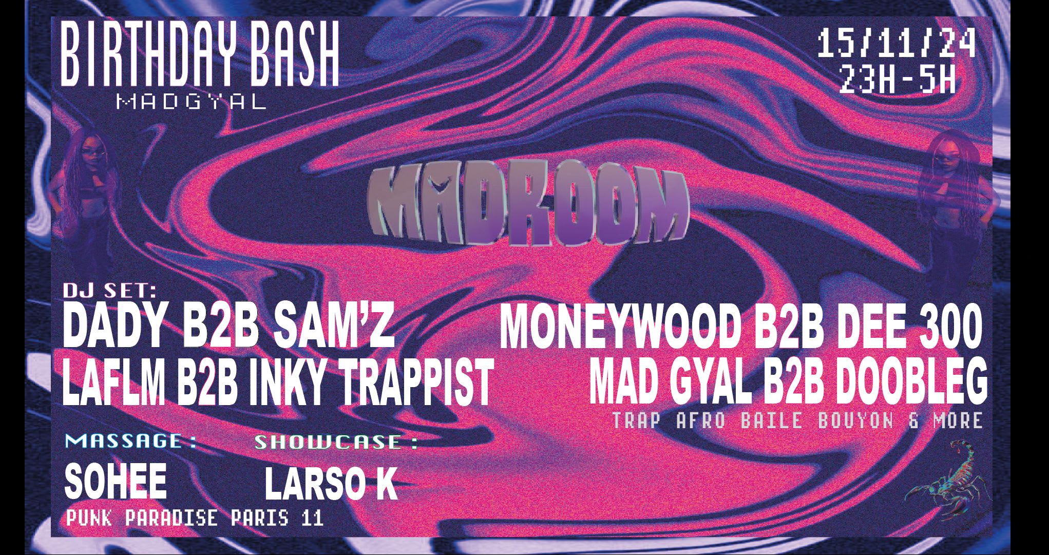 Madroom Spécial Birthday Bash Au Punk Paradise !! Cover
