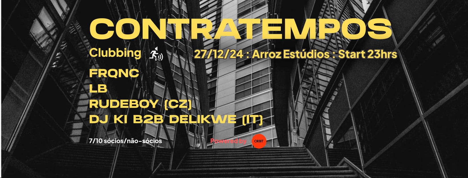 Contratempos Clubbing @ Arroz Estúdios Cover