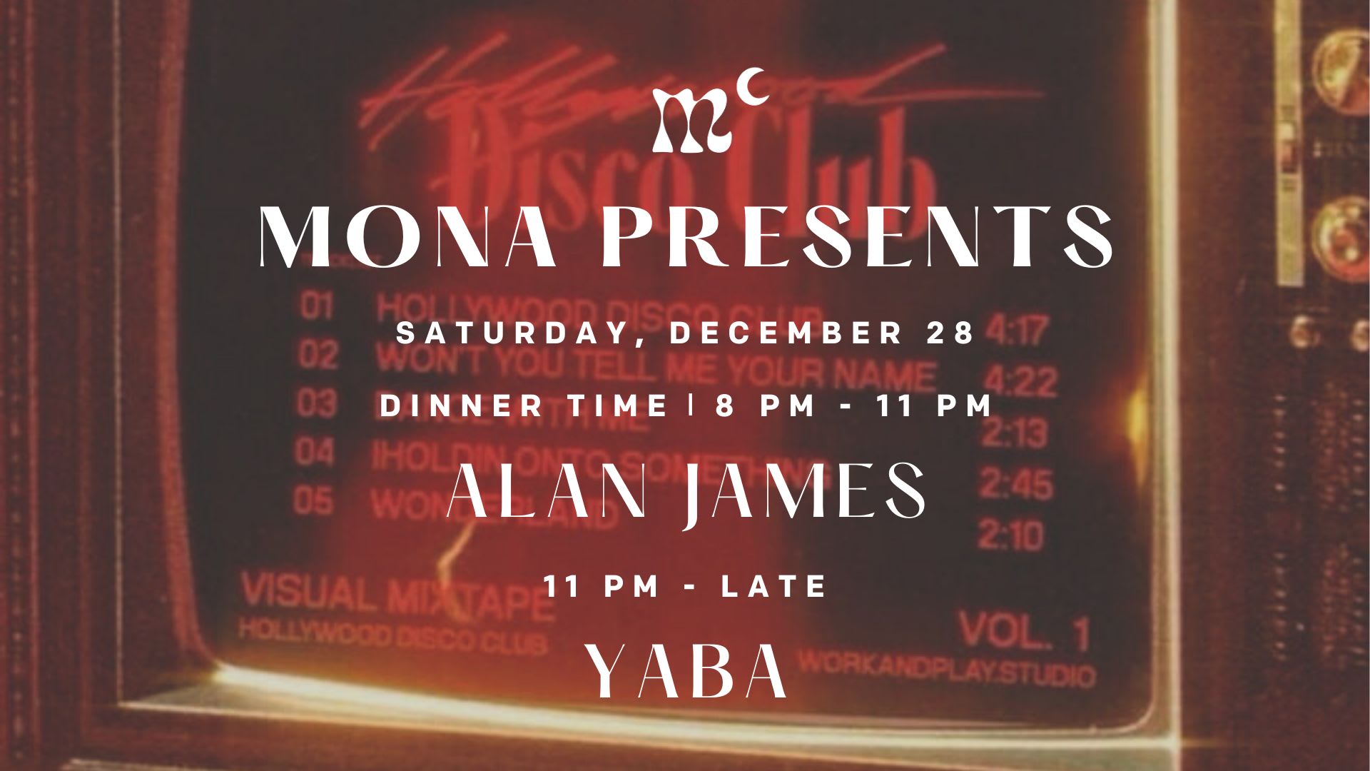 Mona Verde Presents: Alan James + Yaba Cover
