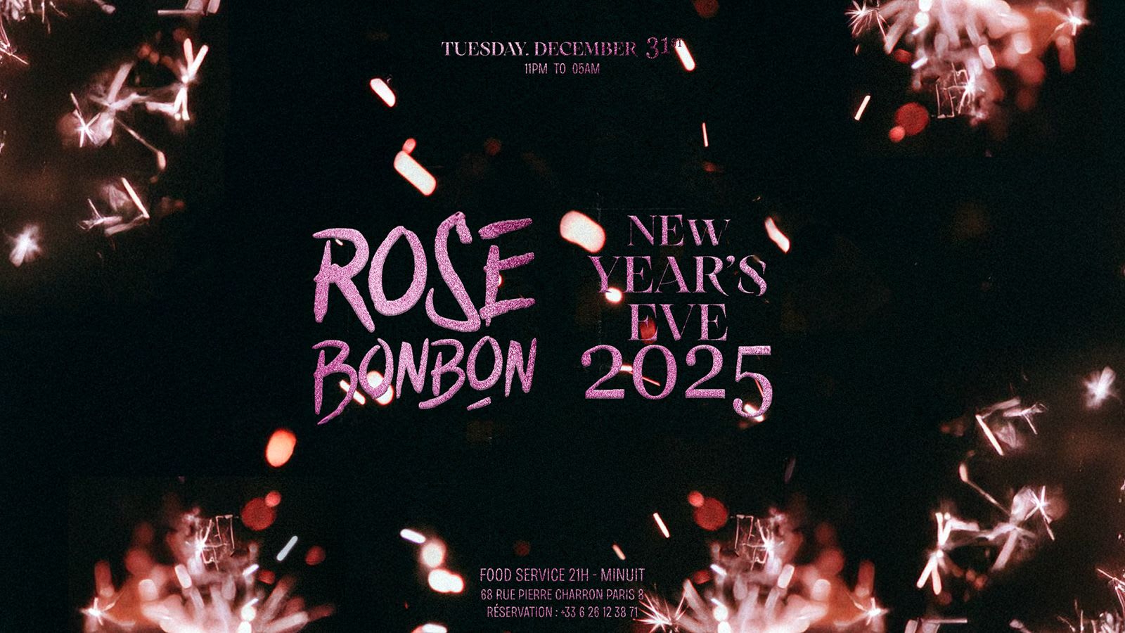 Rose Bonbon New Year's Eve 2025 Cover