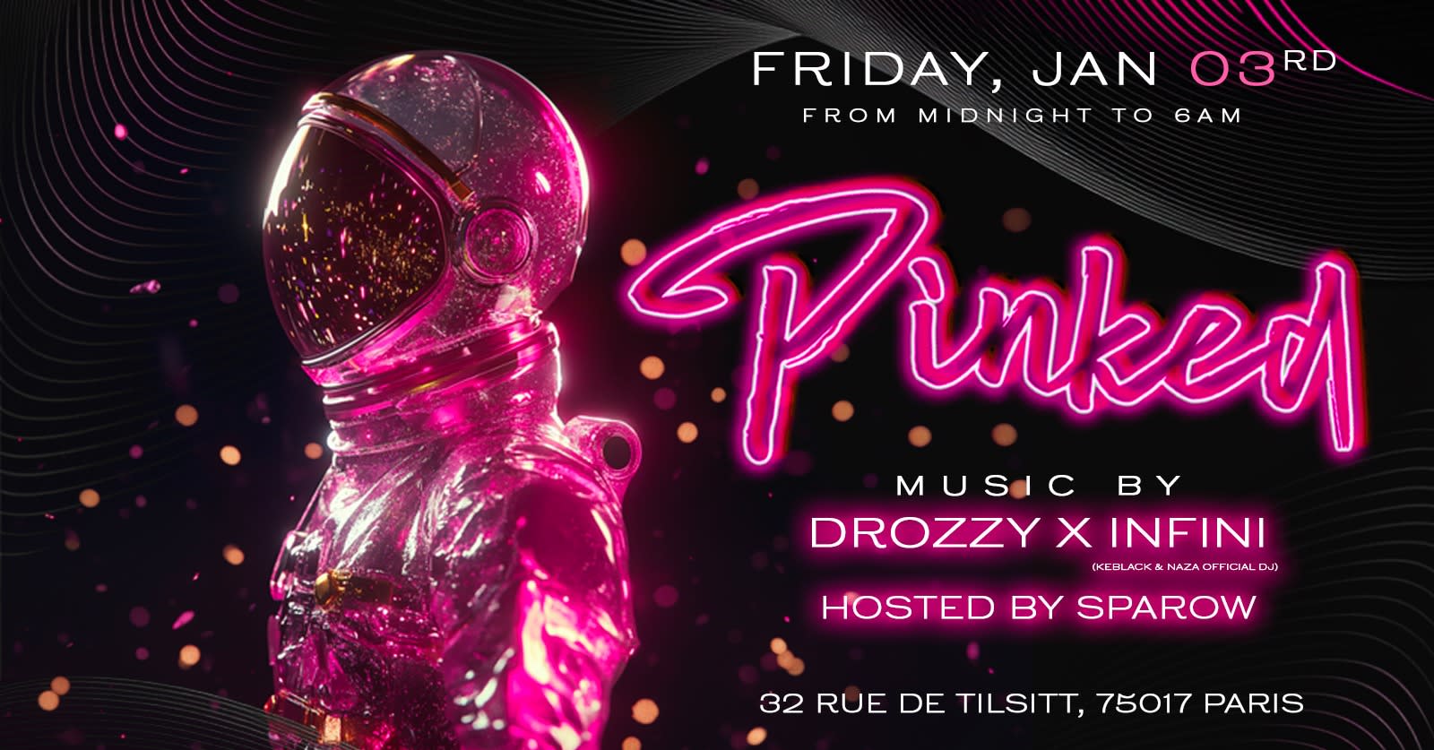 Pinked Paris 03/01 - Dj Infini (Keblack & Naza Official Dj ) Cover