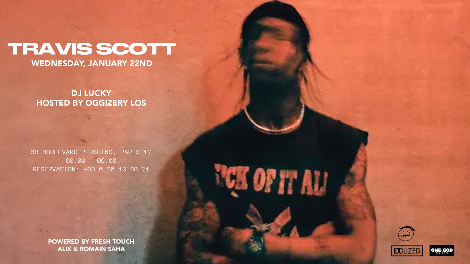 Travis Scott @ Freshtouch I Wed. Jan. 22nd Cover