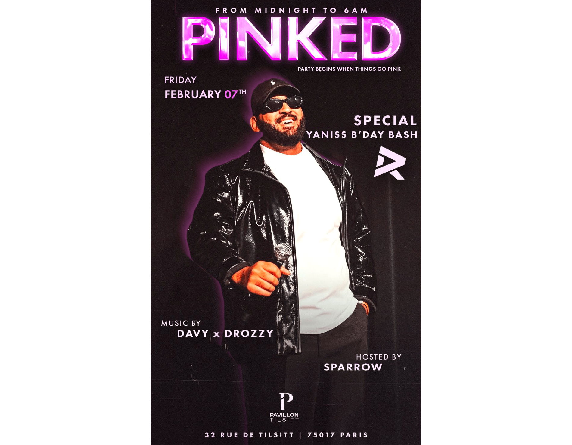 Yaniss Le Rap En Mieux Brithday Party - Pinked Paris - 07/02 Cover