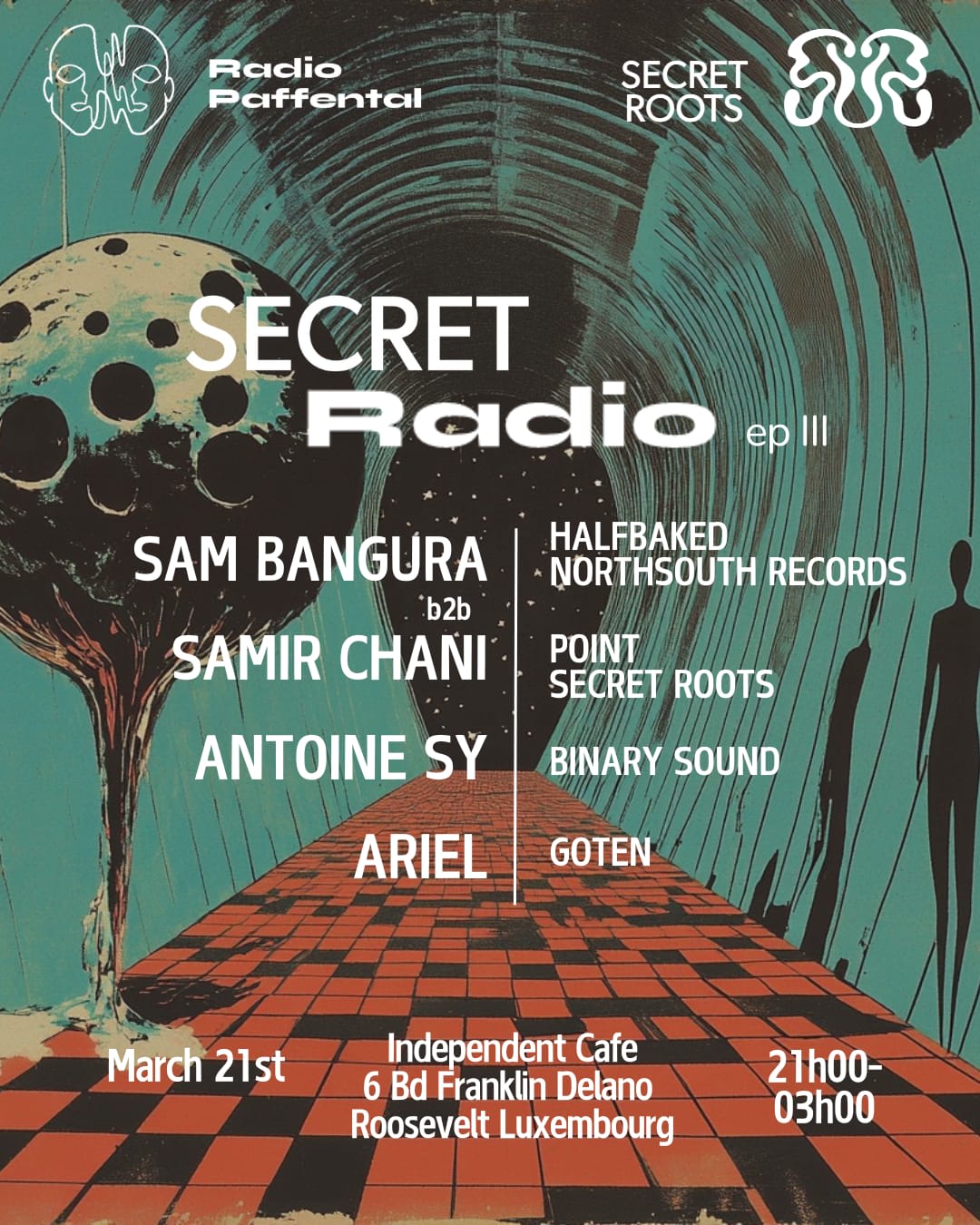 Secret Radio III @ Independent Café Cover