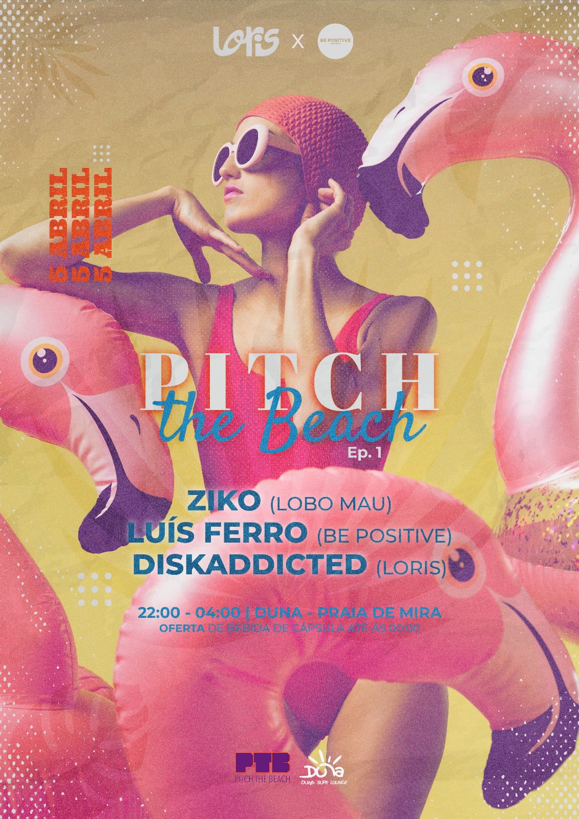 Loris & Bepositive - Pitch The Beach Ep.1 Cover