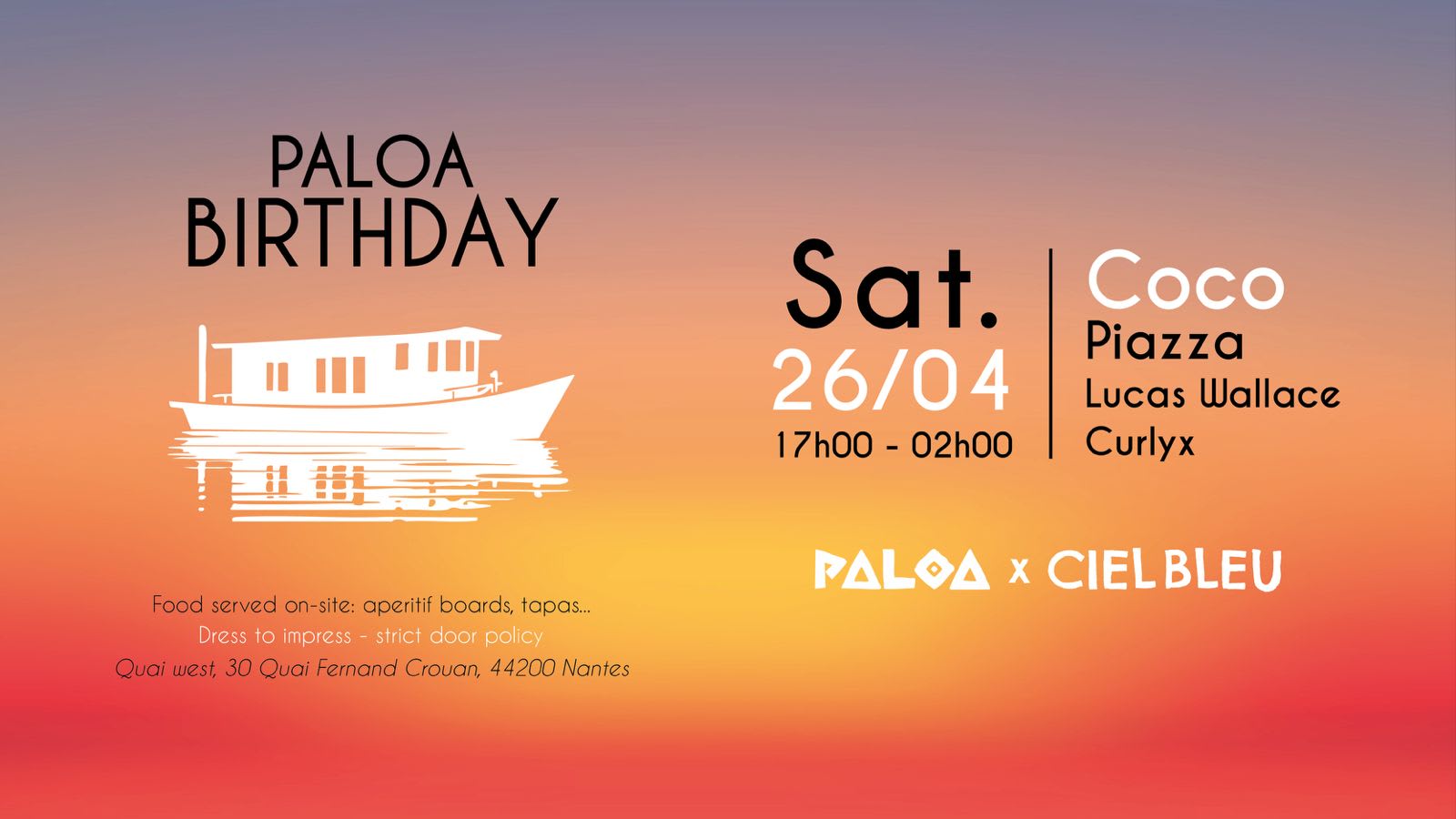 Paloa Birthday X Ciel Bleu - Coco Cover