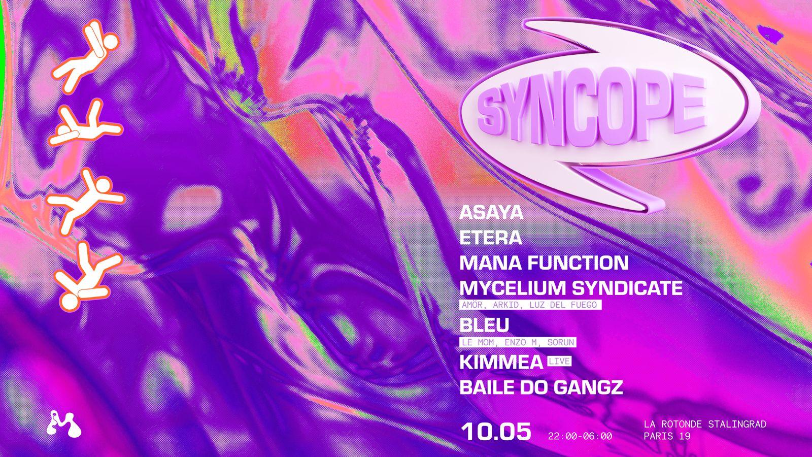 Syncope & Mycelium • Asaya, Etera, Kimmea & More Cover