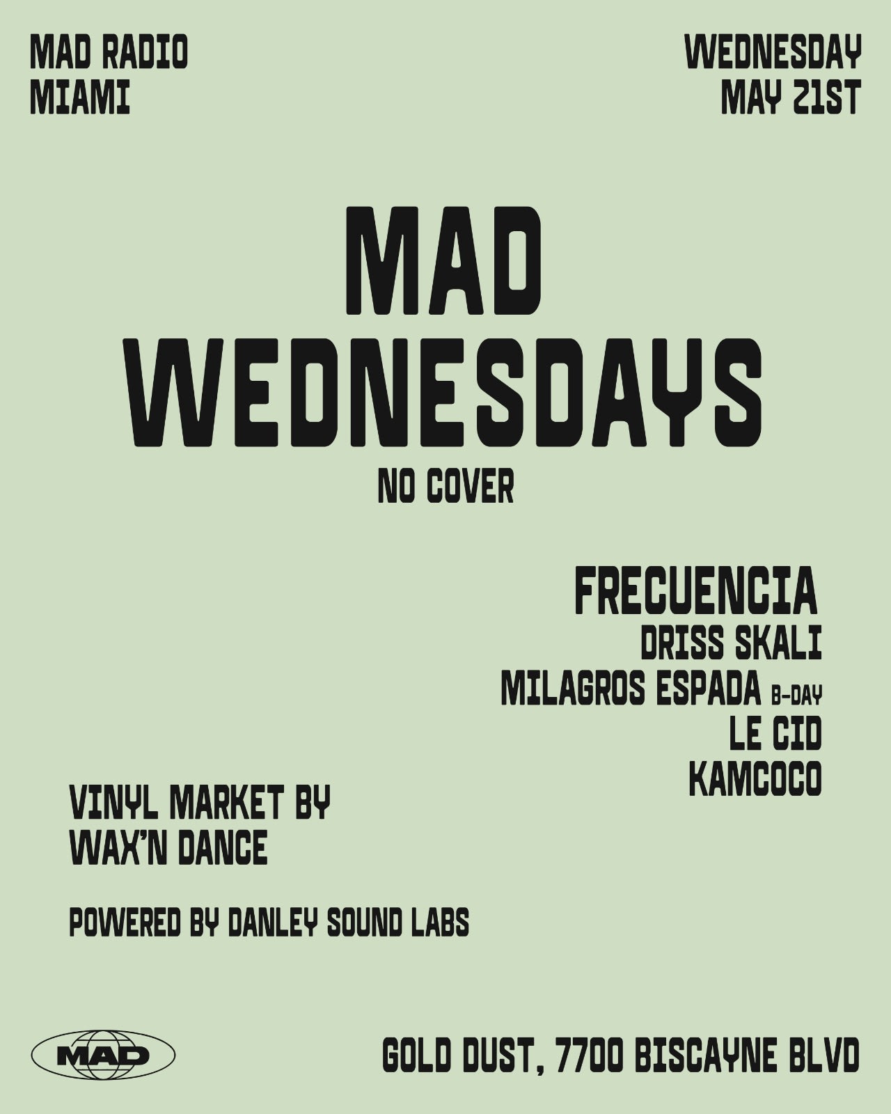 Mad Wednesday - Frecuencia Cover