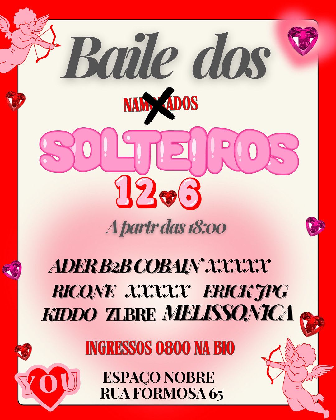 Baile Dos Solteiros Cover