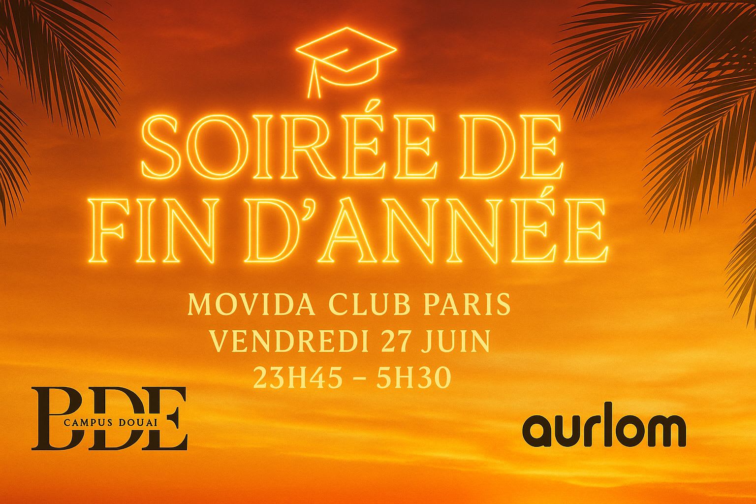 Soiree De Fin D'annee Cover